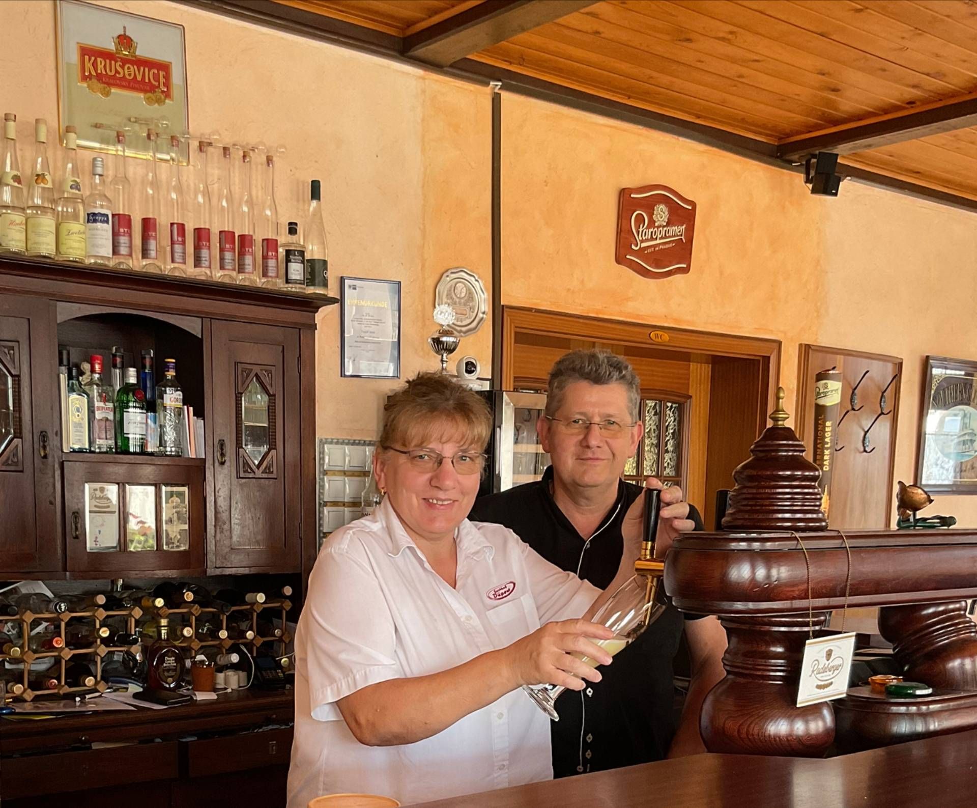 Inhaber des Gasthofs Düpow