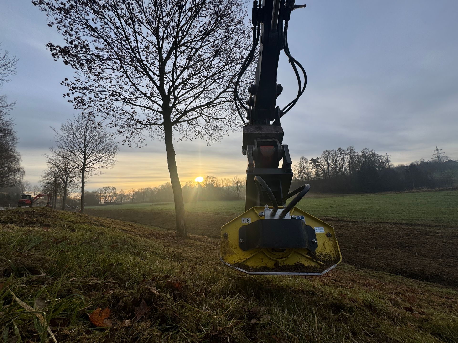 Traktoren räumen Schnee, Franz Wirth & Sohn GbR