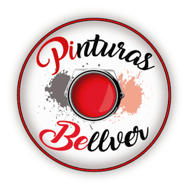 Un logotipo circular para "Pinturas Bellver" 