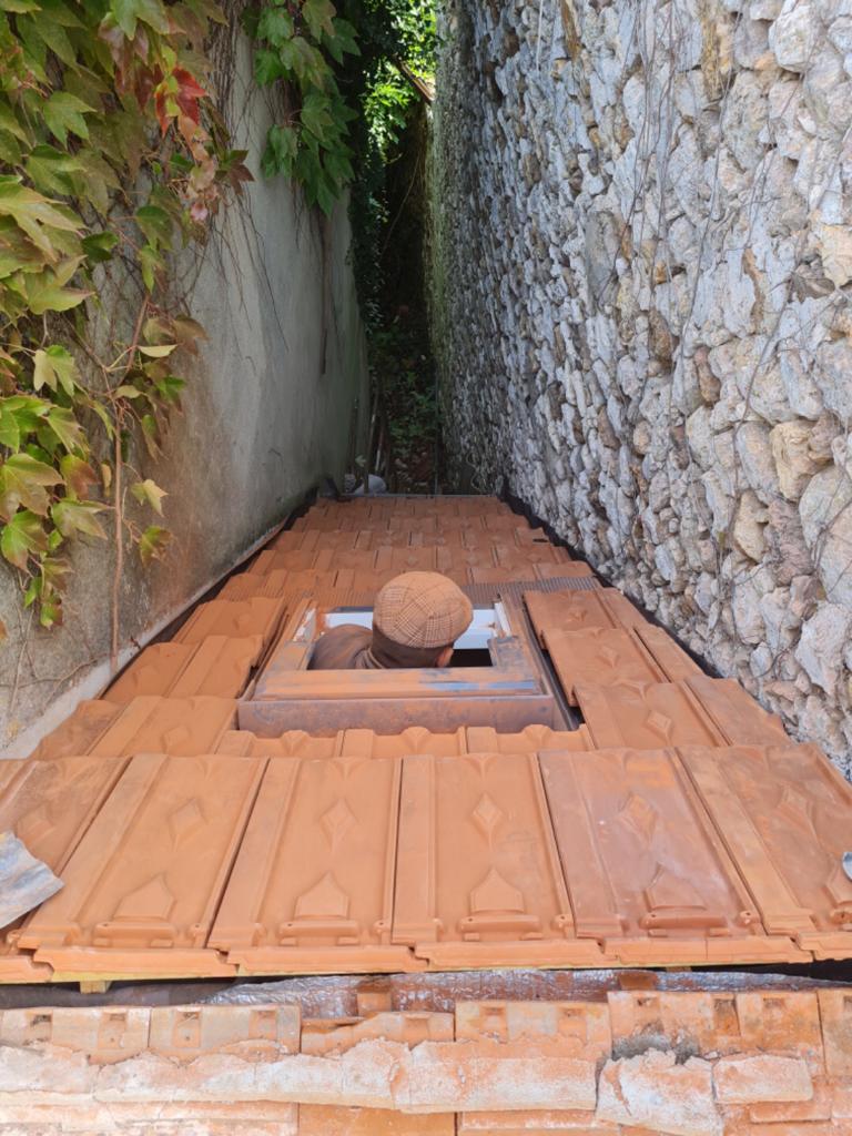 Résulat du petit toit après nettoyage