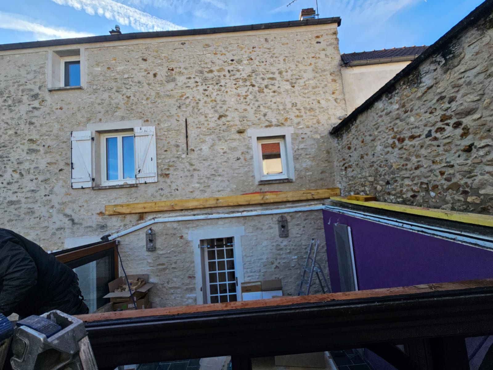 vue de la façade avant les travaux