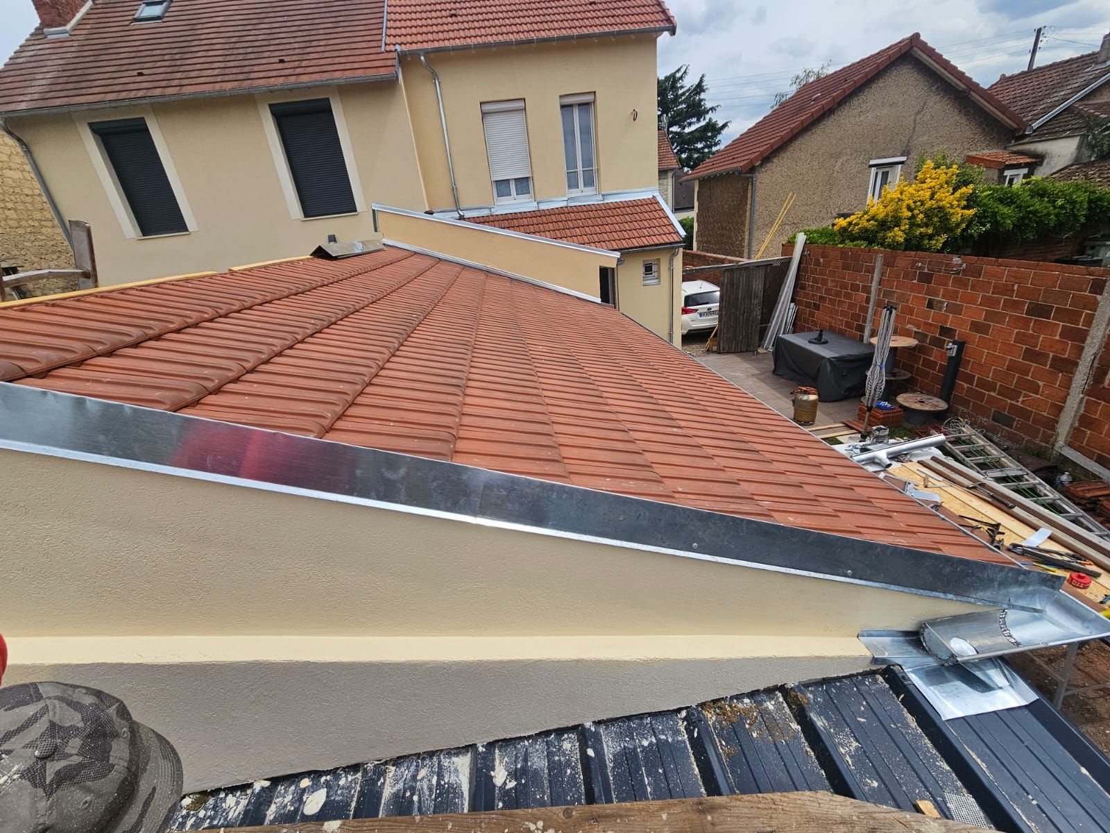 toiture vue de côté