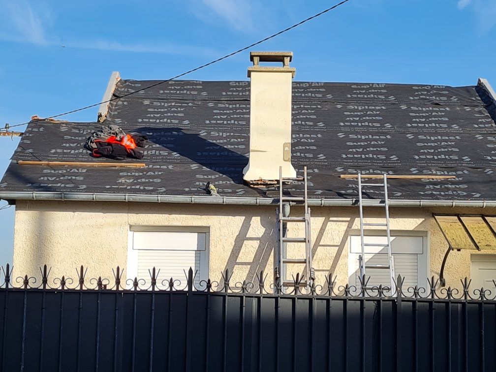 Pose de la protection thermique