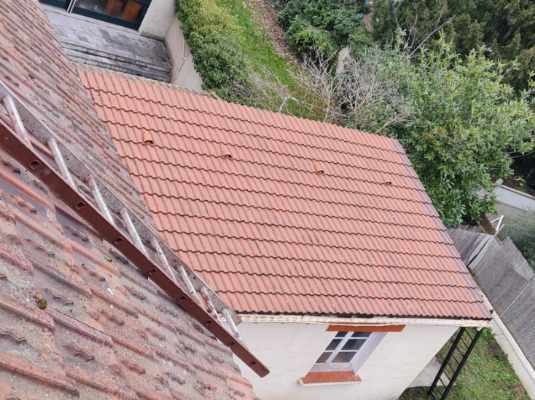 Resultat de l'intervention de nettoyage avec traitement