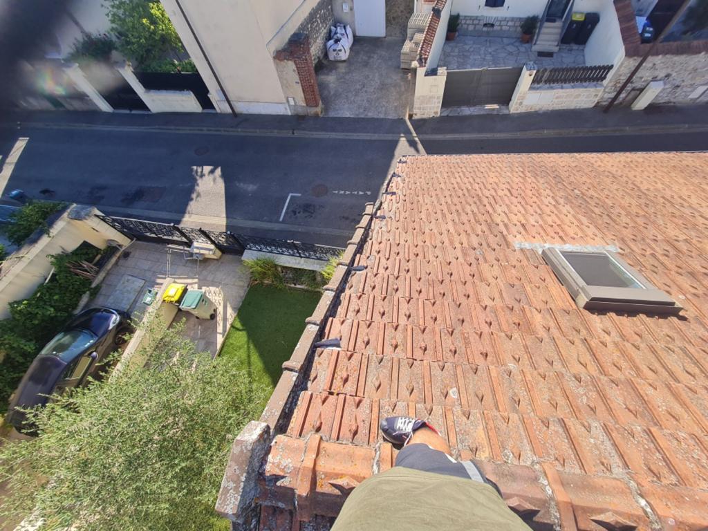 Résultat du remplacement des tuiles de rives