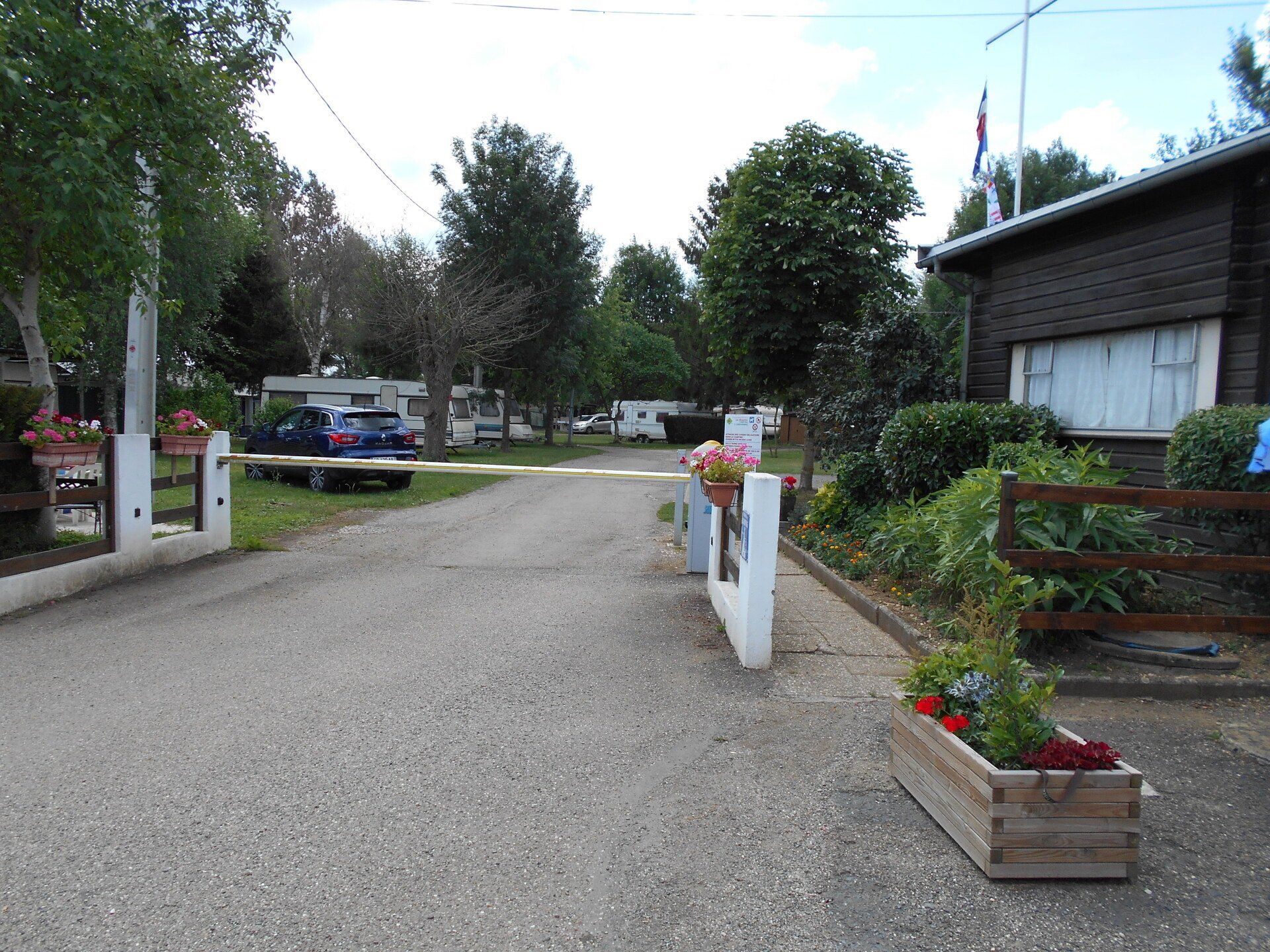 Entrée du camping