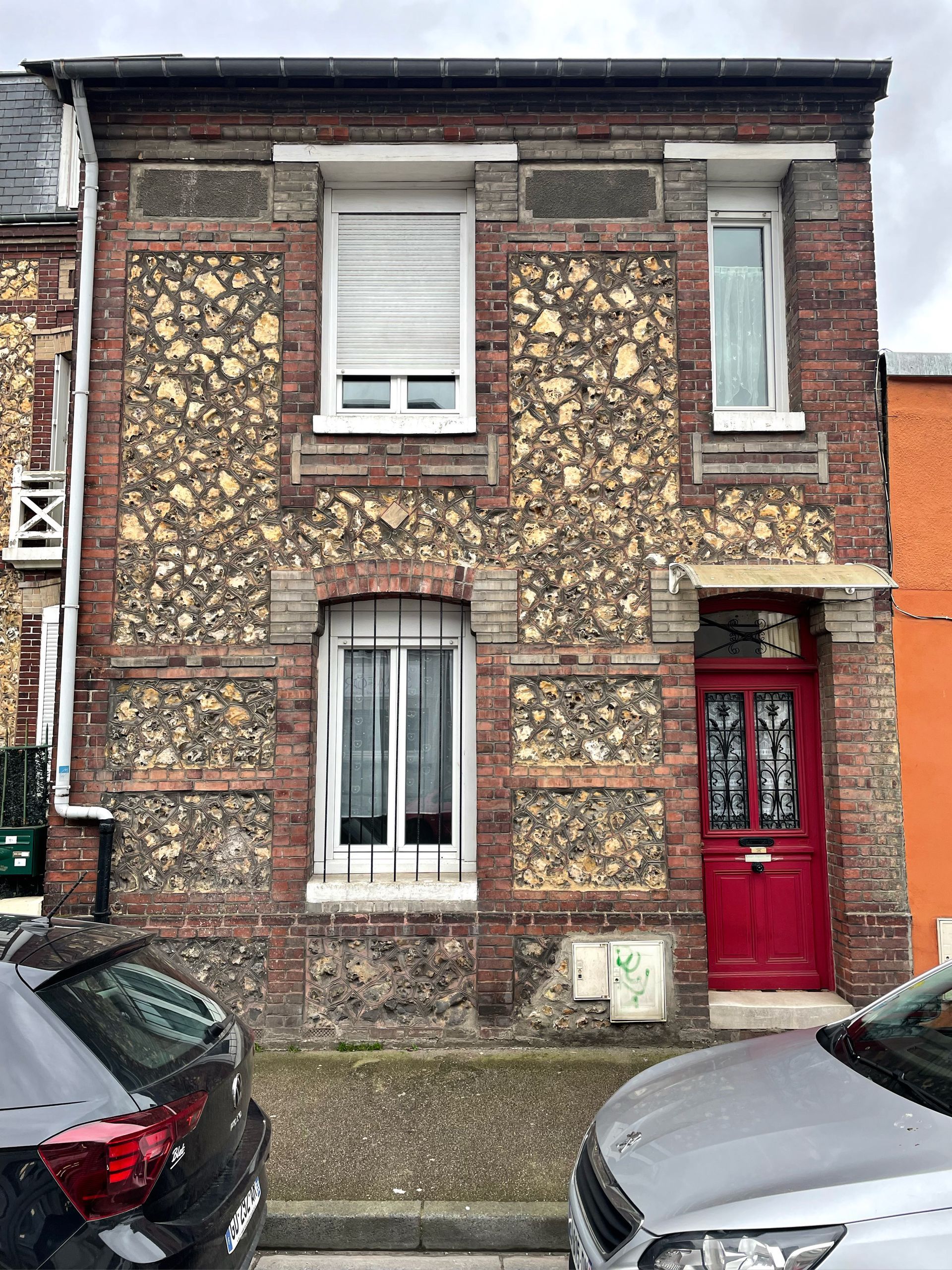 Renovation façade avec aérogommage Rouen