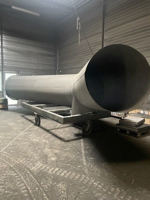 Sablage d’un conduit d'aération