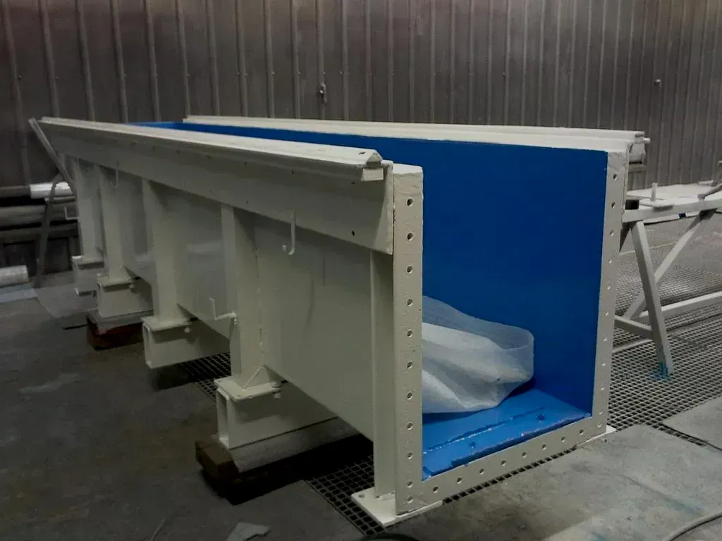 Peinture intumescente d’une structure métallique