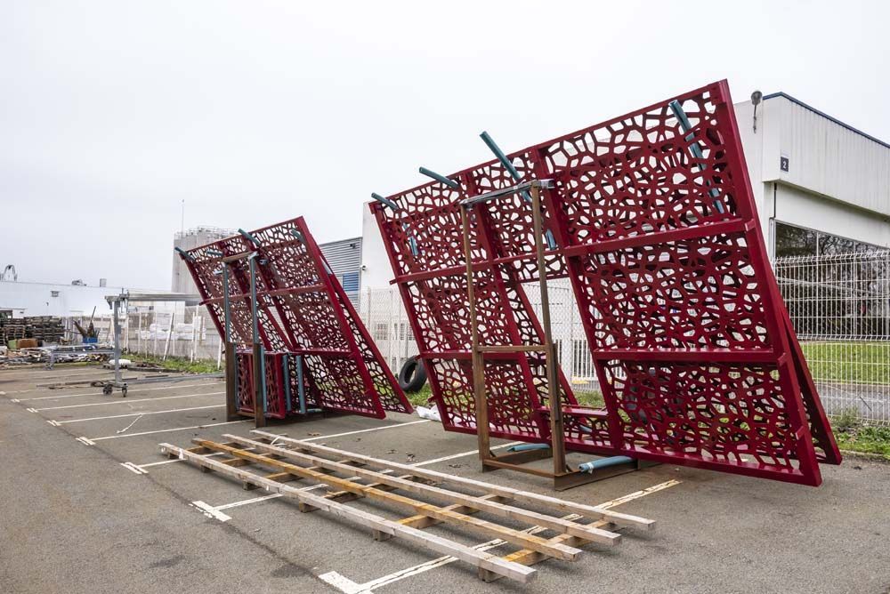 Sablage de structure métallique