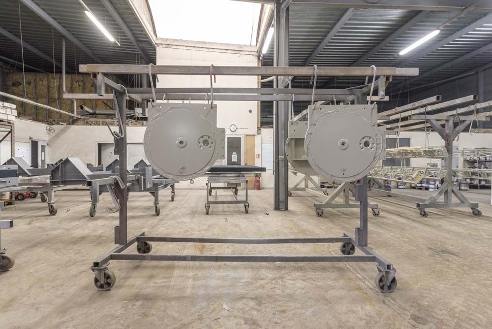 Couvercles de cuve métallisés