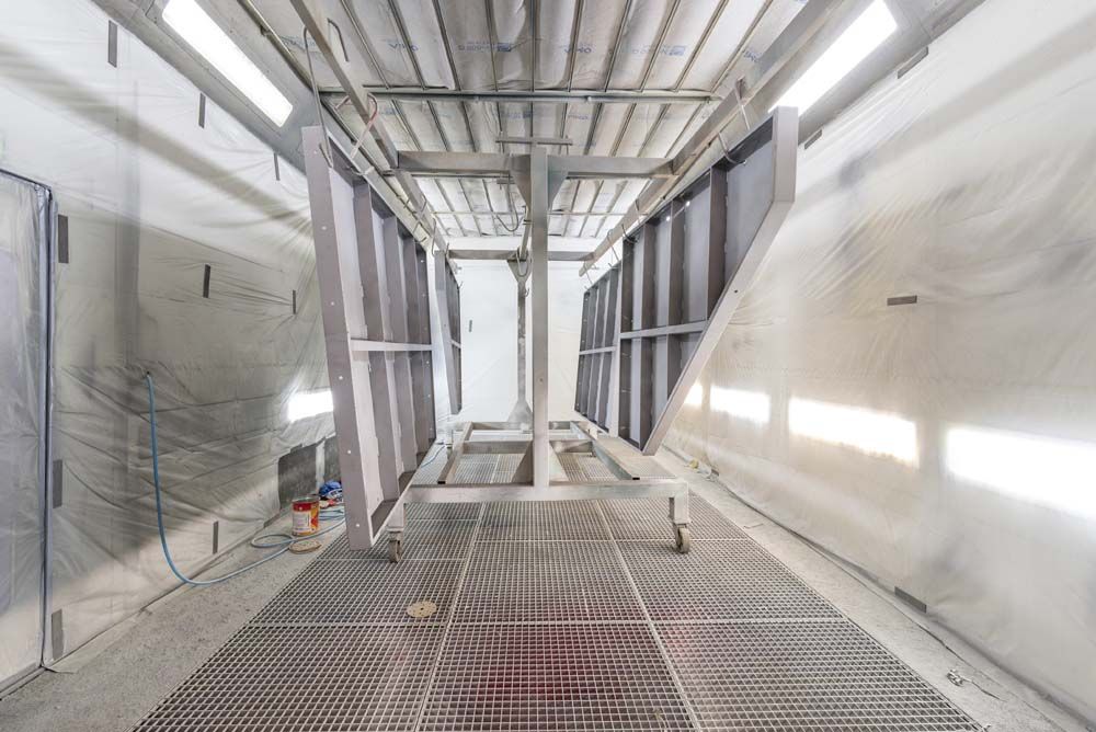 Cabine de métallisation