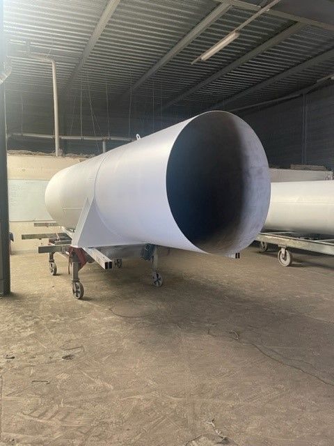 Conduit d'aération industriel 