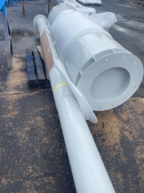 Conduit d'aération blanc