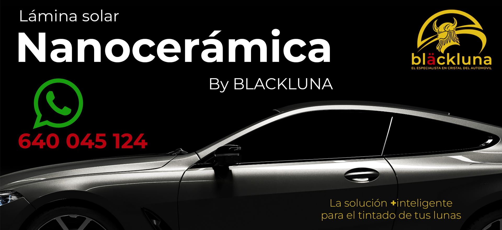 Anuncio de reemplazo de parabrisas de automóvil: texto