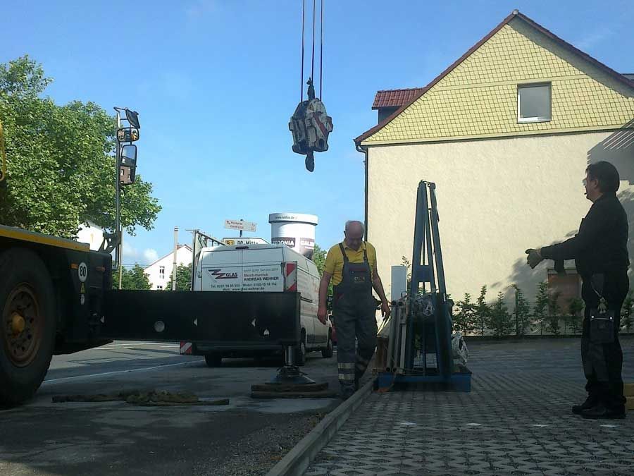 Glas Wehner Baustelle
