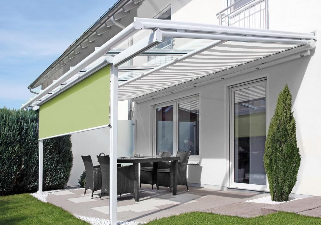 Terrassenüberdachung mit Markise