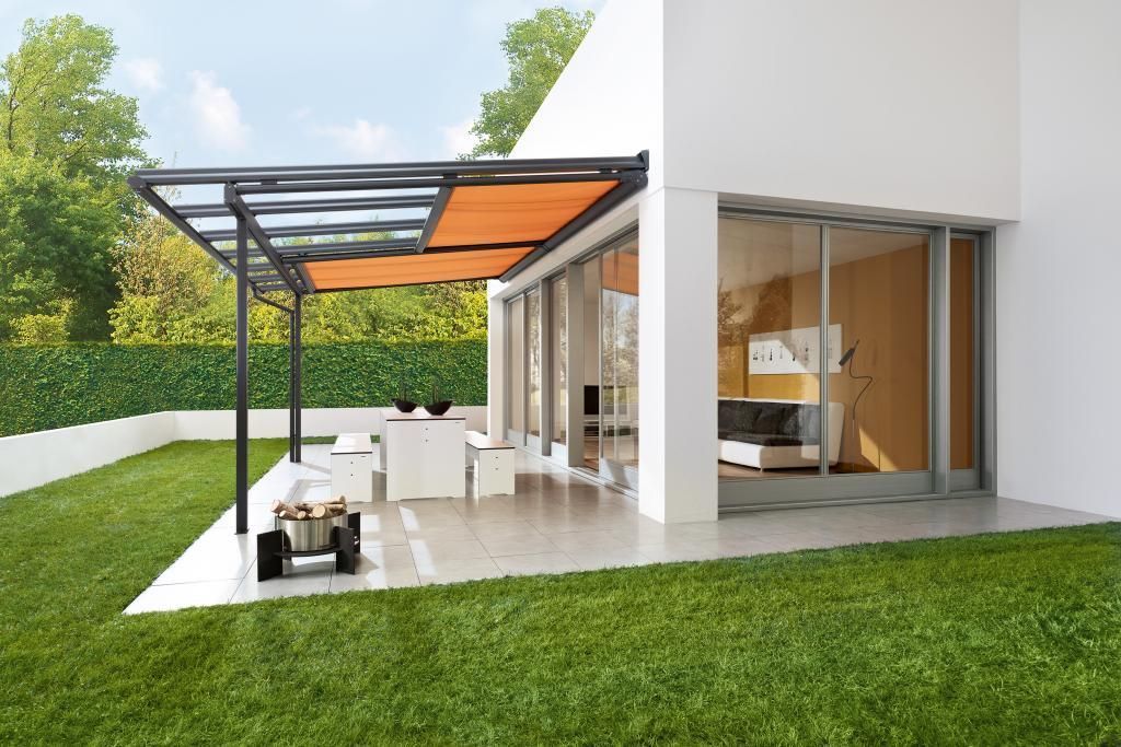 Terrassenüberdachung mit Markise