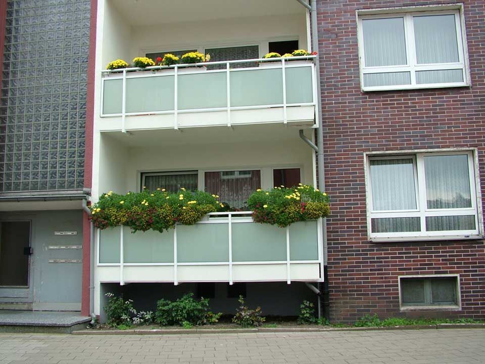 Aluminium-Balkongeländer TYP CBC select weiß