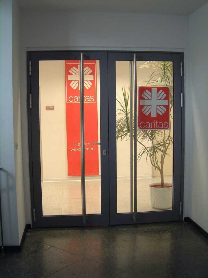 Aluminium Haustür anthrazit