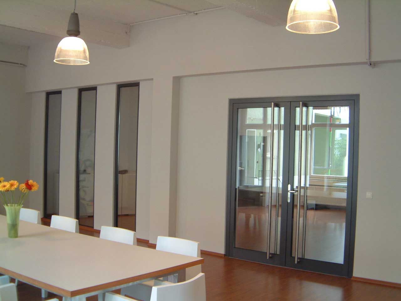 Aluminium Haustür anthrazit