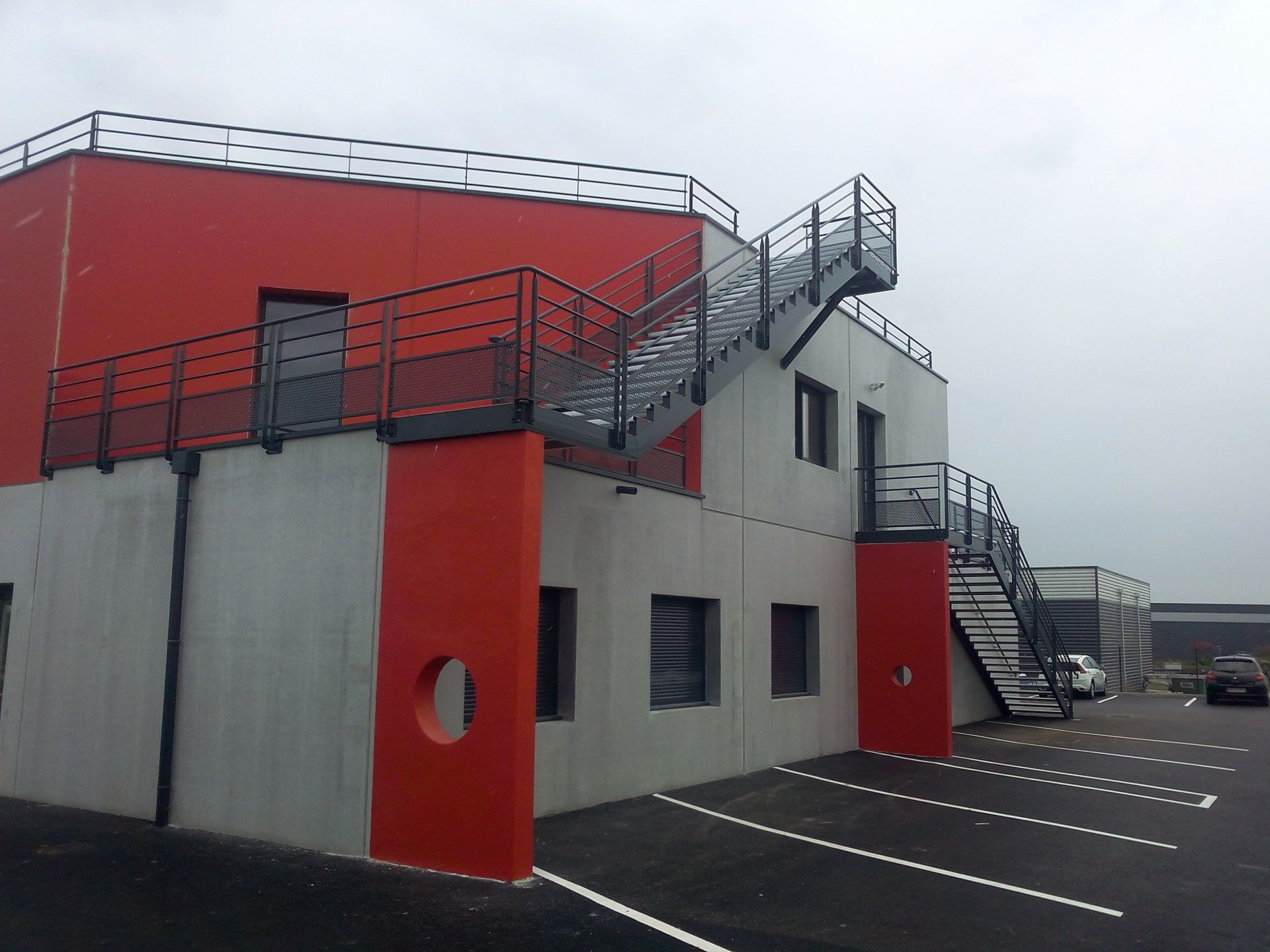 Escaliers et rambardes