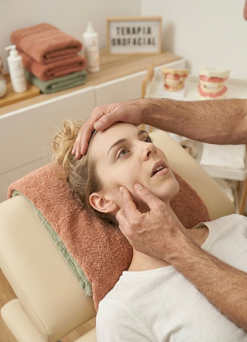 Una persona con camisa blanca