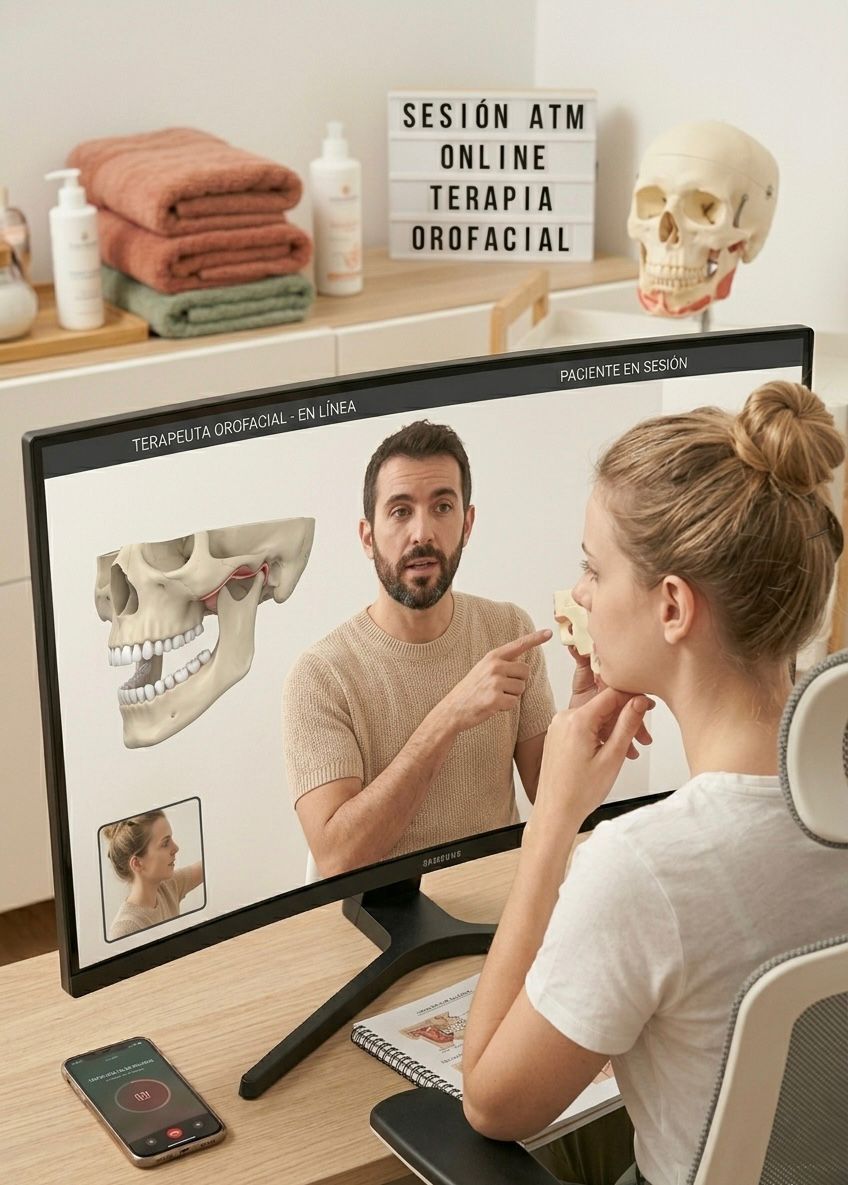 Un profesional que realiza una evaluación física o terapia manual en la zona lumbar de un paciente.