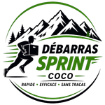 Vers la page d'accueil. Logo Débarras Sprint.