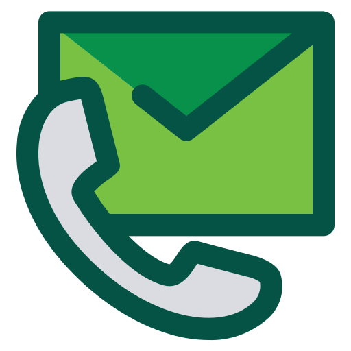 Un téléphone et une enveloppe.