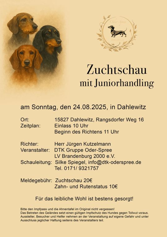Einladung zur Zuchtschau
