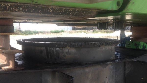 Onderkant grondwerkmachine