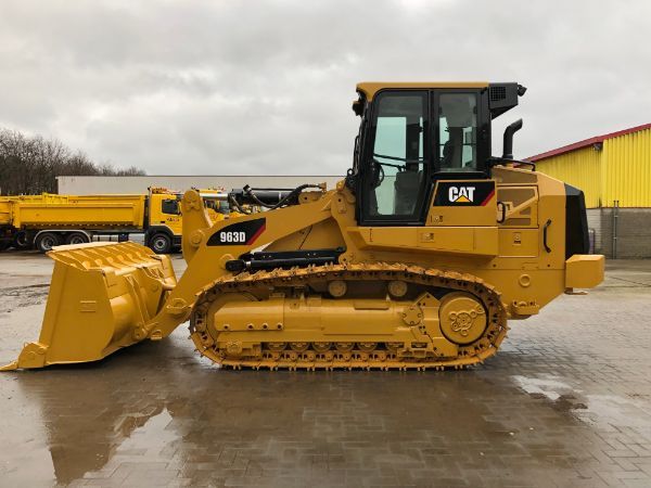 Prachtige gele grondwerkmachine