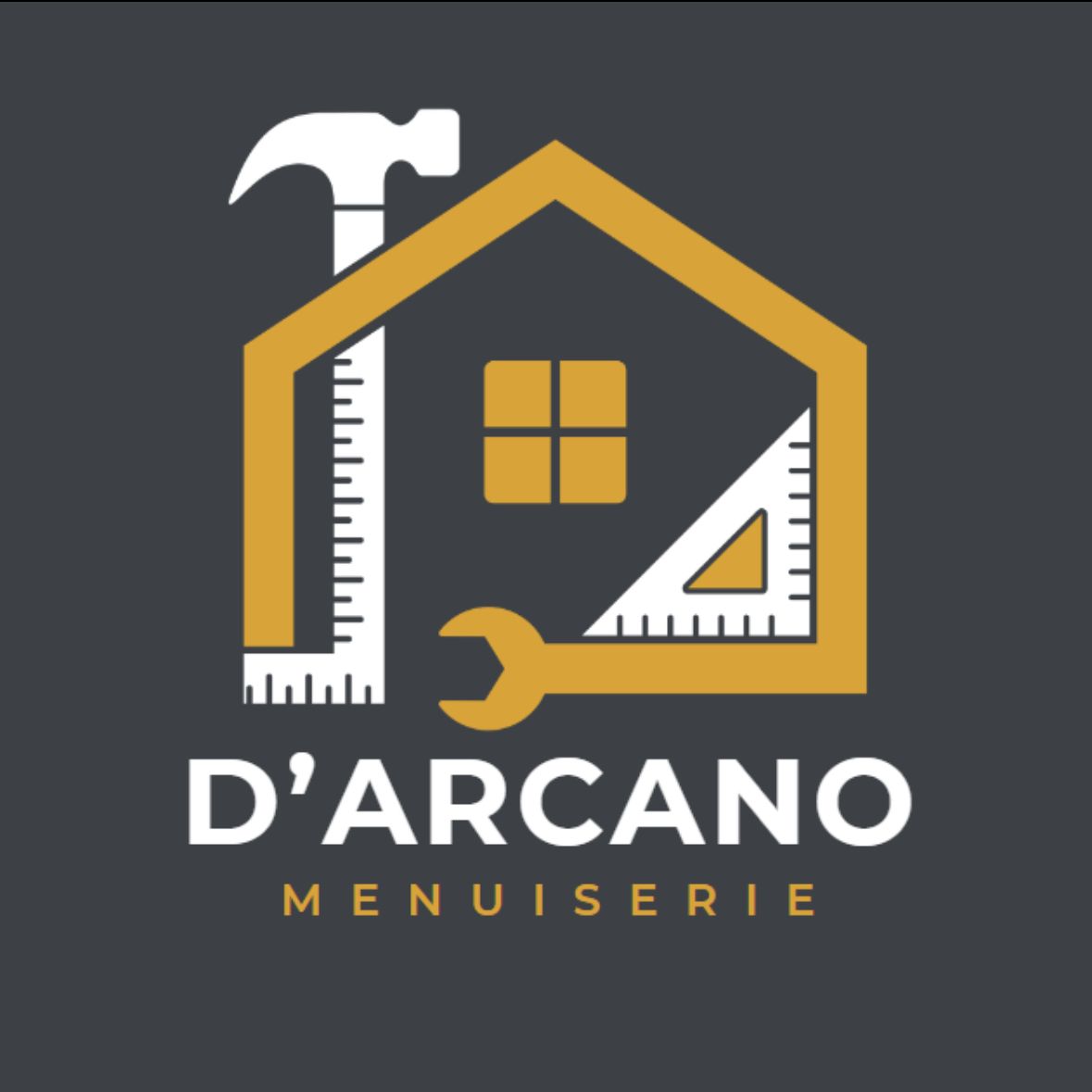 Logo de l'entreprise D'Arcano Menuiserie.