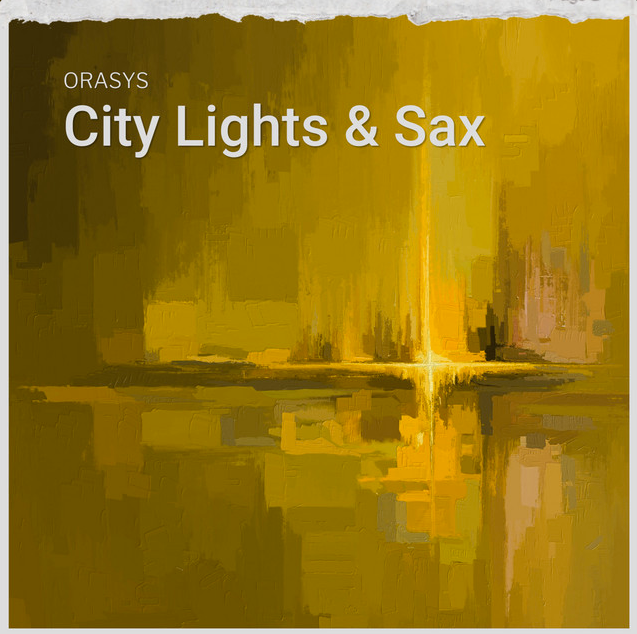 Una portada de CD para Orasys City Lights & Sax