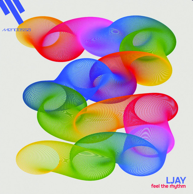Portada del álbum Liay Feel the Rhythm con círculos de colores