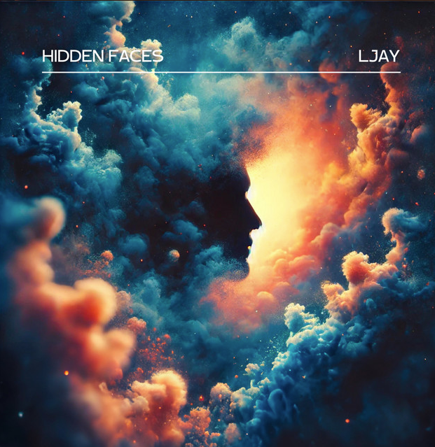 Hidden Faces de ljay presenta la silueta de una cara en las nubes.