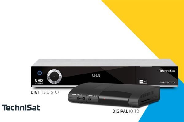 Ein Technisat Digitalreceiver steht neben einem Technisat Digitalreceiver