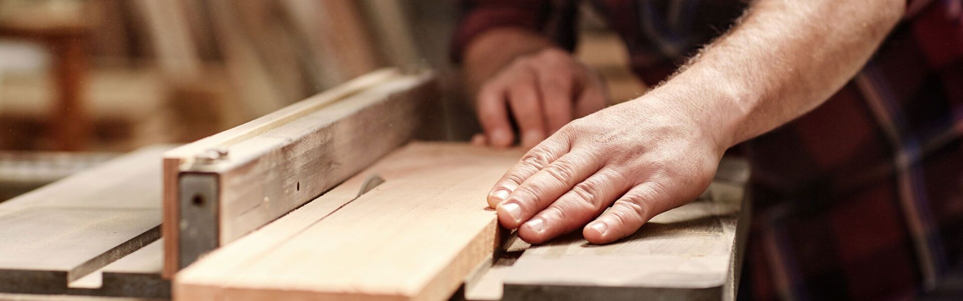 Handwerker bei der Arbeit