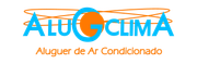 Um logotipo azul e laranja para uma empresa chamada alu clima