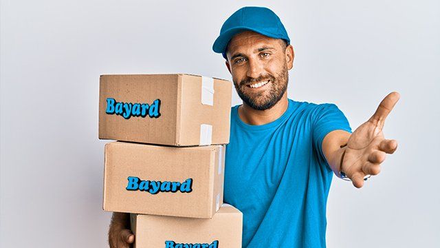 Livraison de sel estampillé Bayard