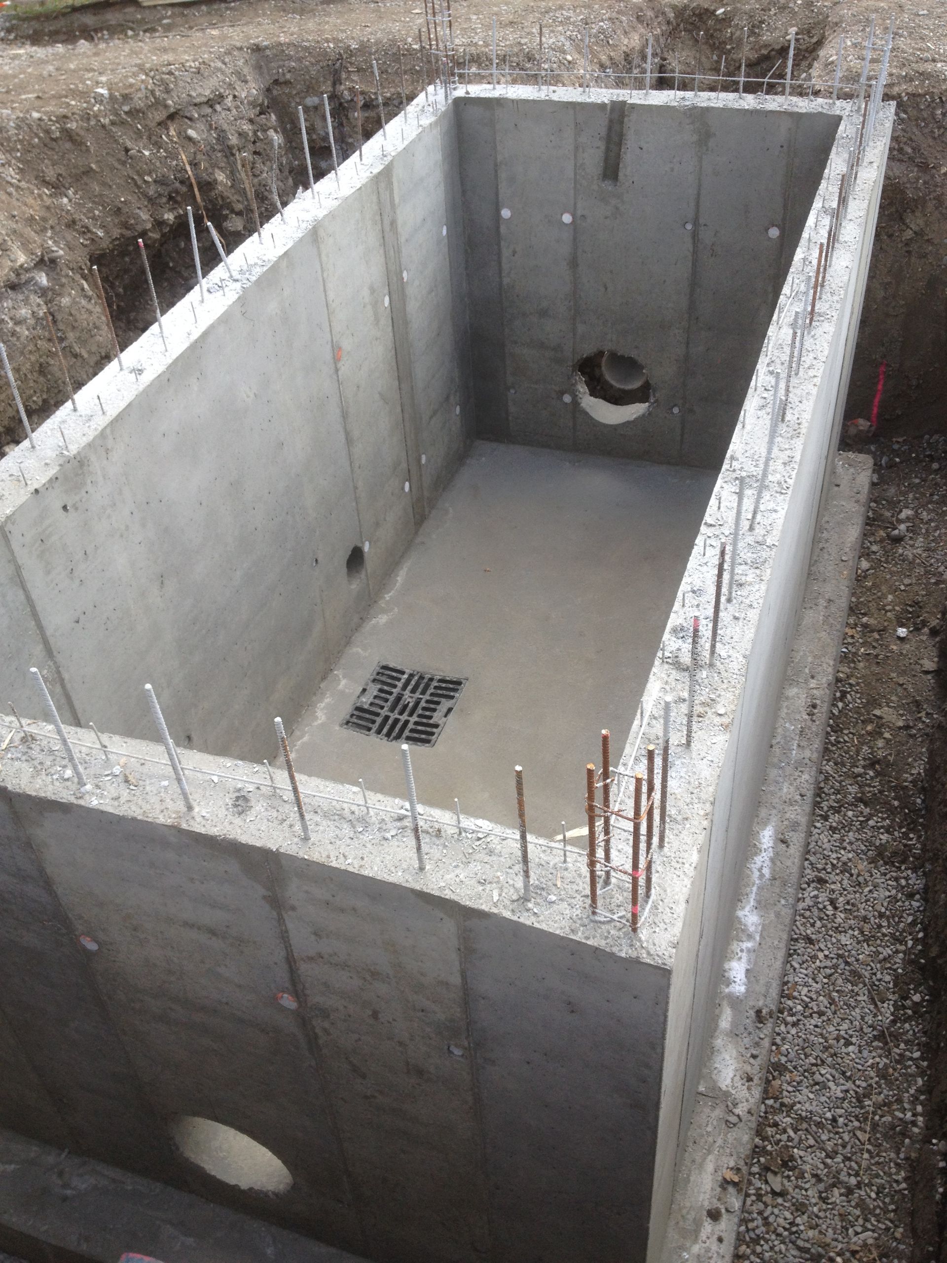 Travaux d'assainissement