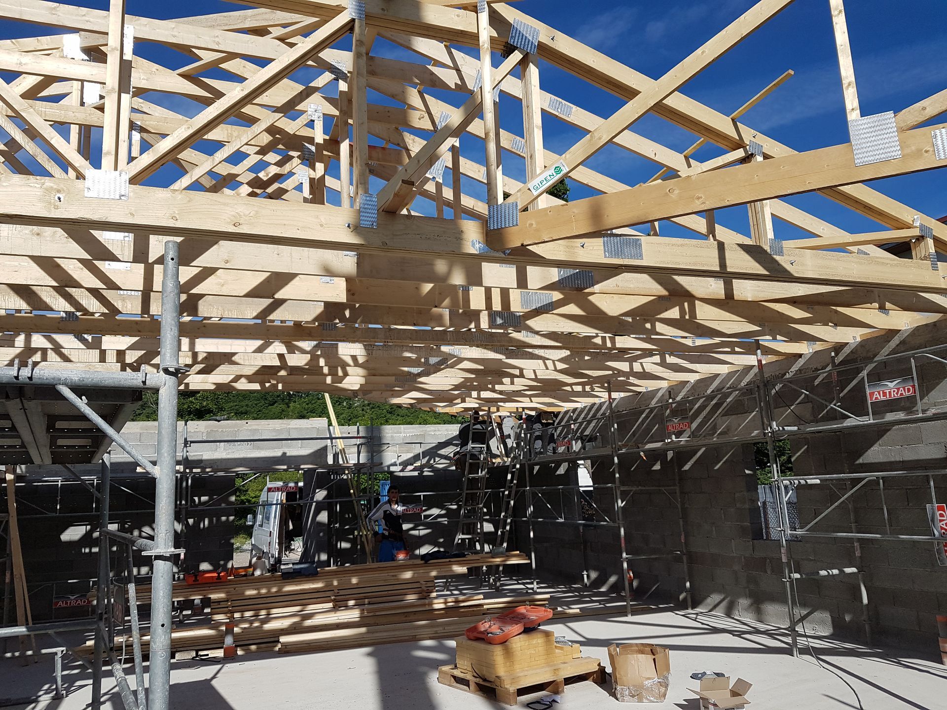 Fabrication de charpente