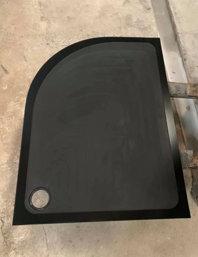 Receveur de douche en marbre noir