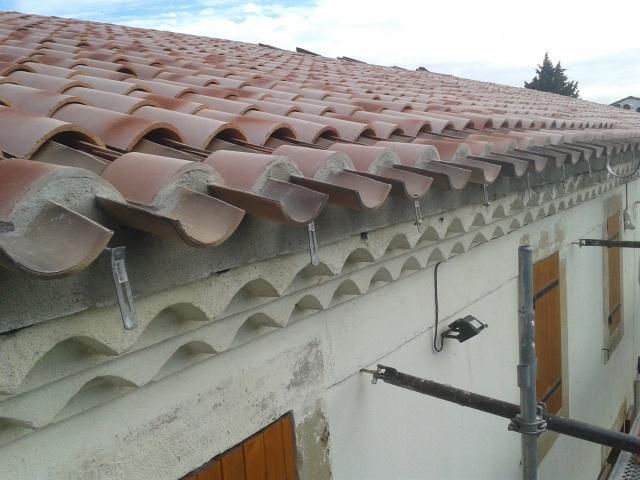 Zoom sur une pose de couverture