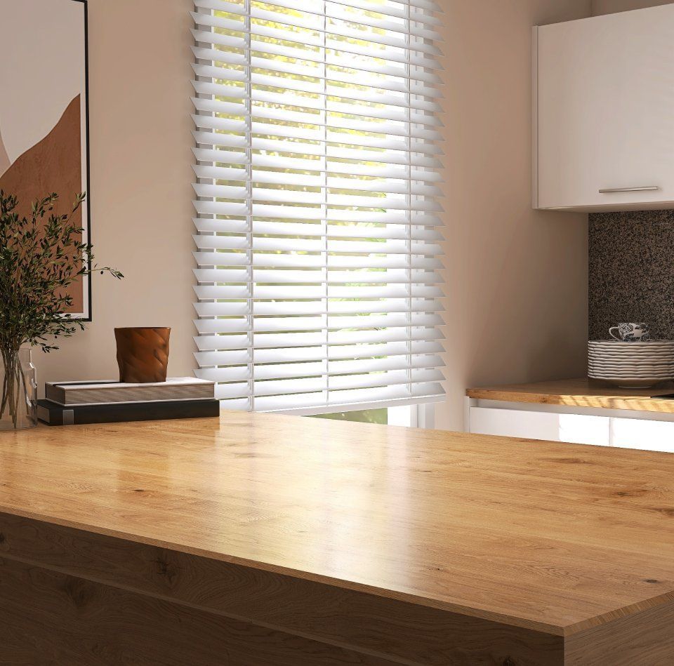 Innenrollo, Raffstor weiß