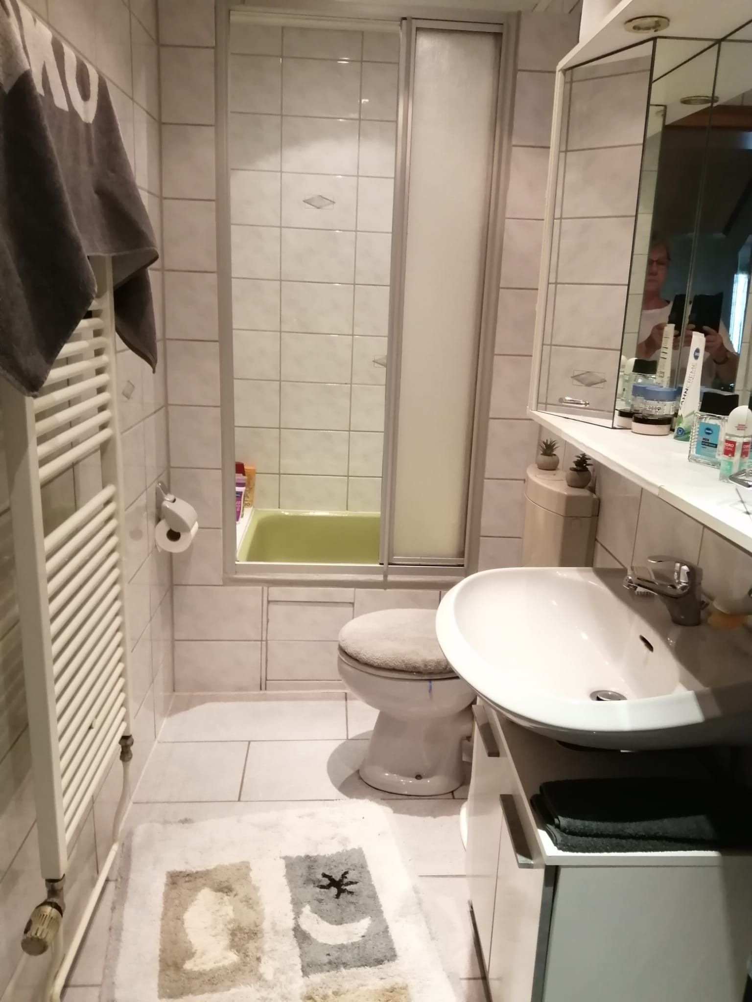 Vorher-Beispielbild barrierefreier Badumbau