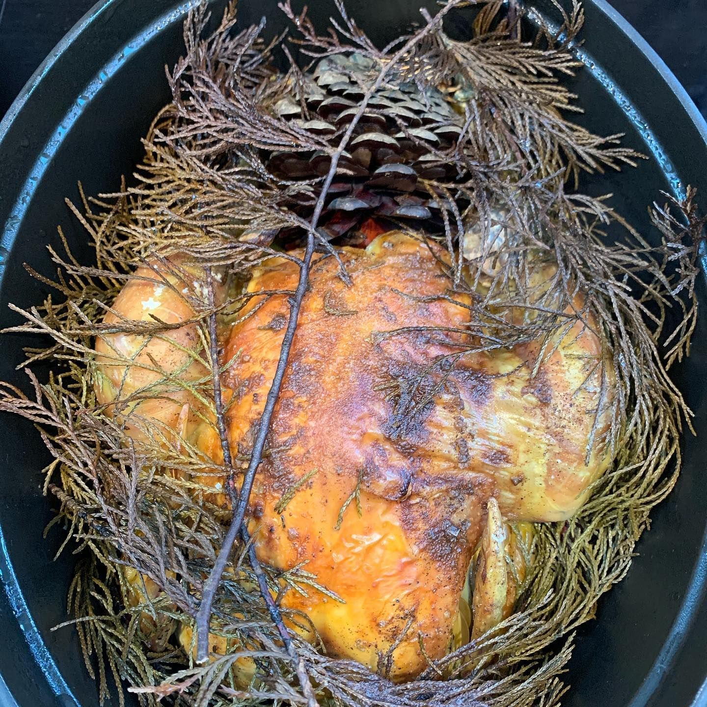 Poulet au four