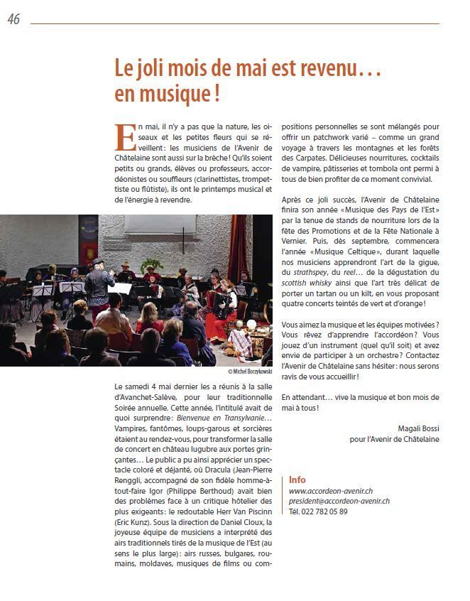 Avenir Accordéoniste Châtelaine
