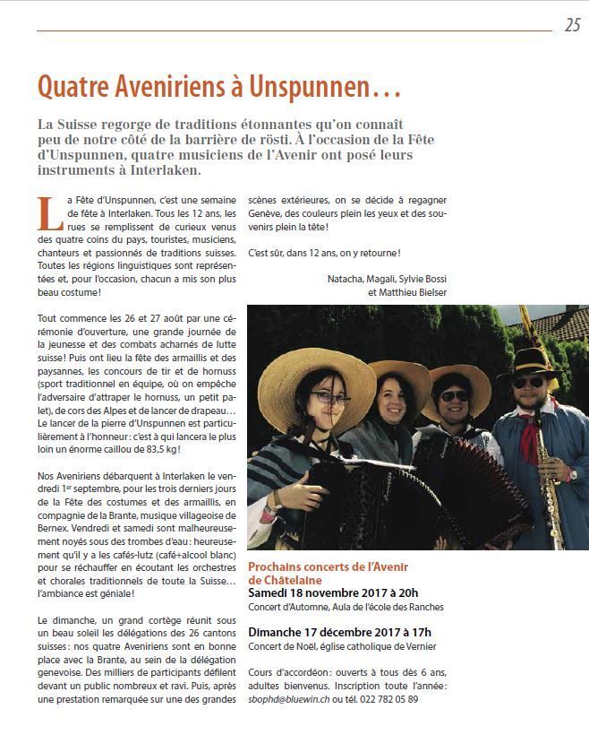 Avenir Accordéoniste Châtelaine

